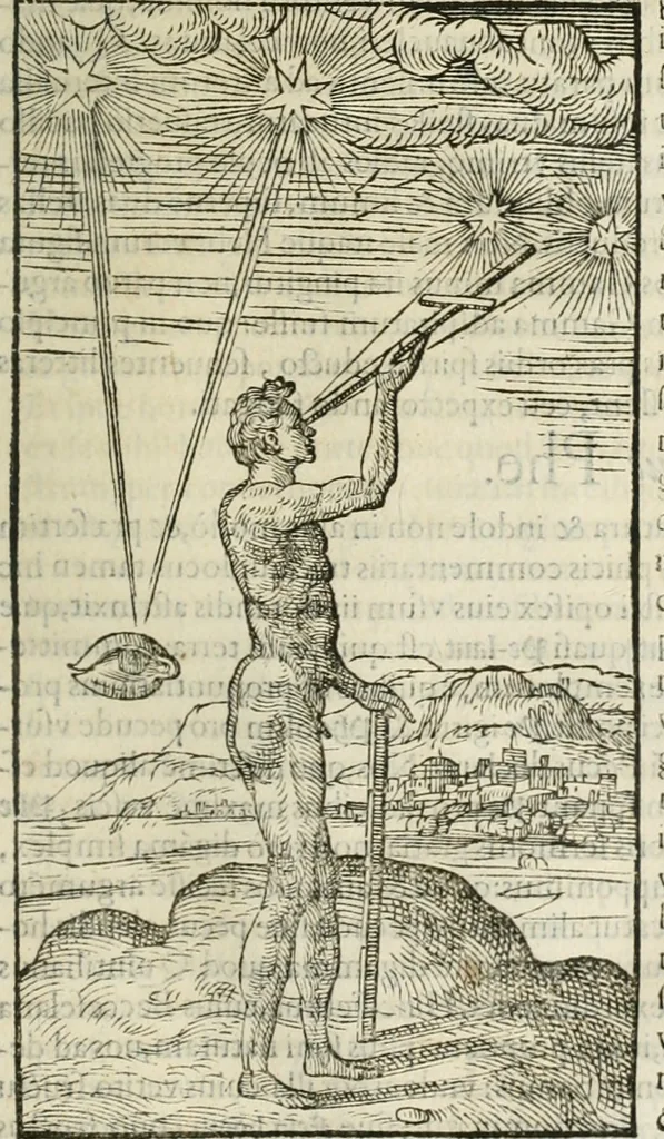 An illustration from Opera Ioan. Goropii Becani, hactenus in lucum non edita: nempe, Hermathena, Heiroglyphica, Vertumnus, Gallica, Francica, Hispanica, 1580, leaf 516
