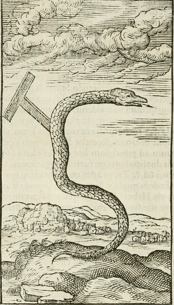 An illustration from Opera Ioan. Goropii Becani, hactenus in lucum non edita: nempe, Hermathena, Heiroglyphica, Vertumnus, Gallica, Francica, Hispanica, 1580, leaf 523