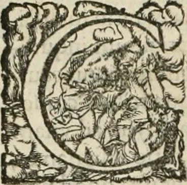 An illustration from Opera Ioan. Goropii Becani, hactenus in lucum non edita: nempe, Hermathena, Heiroglyphica, Vertumnus, Gallica, Francica, Hispanica, 1580, leaf 69