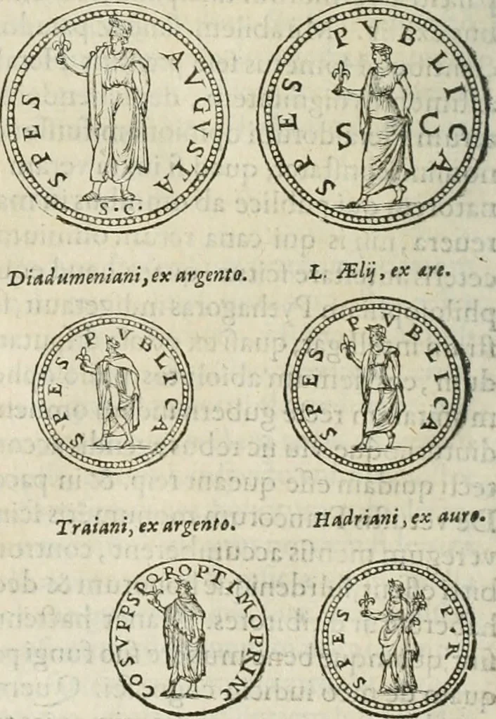 An illustration from Opera Ioan. Goropii Becani, hactenus in lucum non edita: nempe, Hermathena, Heiroglyphica, Vertumnus, Gallica, Francica, Hispanica, 1580, leaf 969