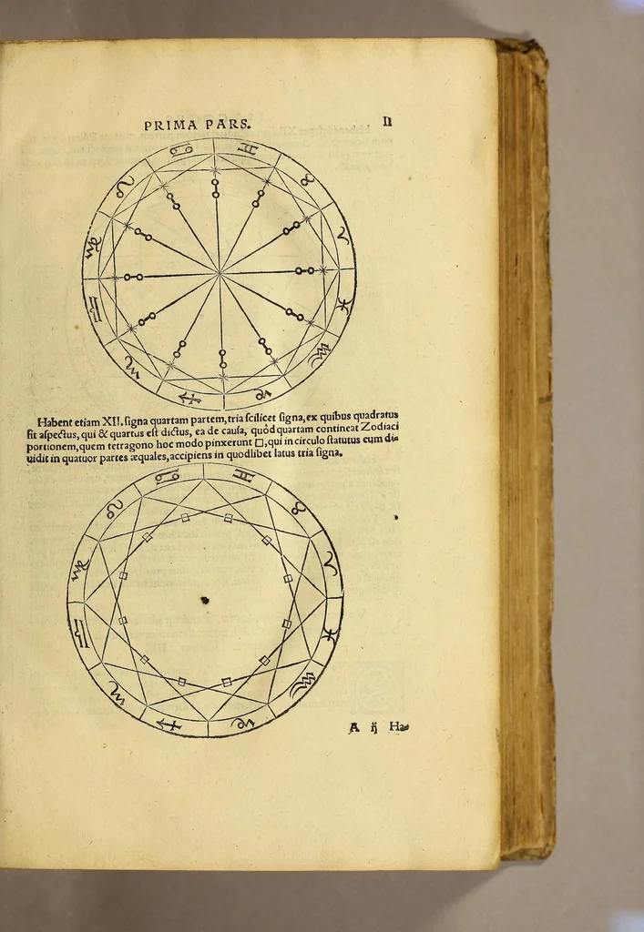 An illustration from Opera mathematica Ioannis Schoneri Carolostadii in unum uolumen congesta, et publicæ utilitati studiosorum omnium, ac celebri famæ Norici nominis dicata., 1561, leaf 27