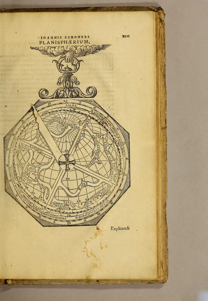 An illustration from Opera mathematica Ioannis Schoneri Carolostadii in unum uolumen congesta, et publicæ utilitati studiosorum omnium, ac celebri famæ Norici nominis dicata., 1561, leaf 891