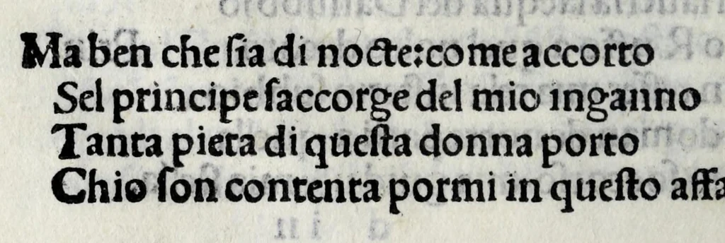 An illustration from Opera noua del preclarissimo messer Bernardo Accolti Aretino, scriptore apostolico & abreuiatore : zoe, soneti, capitoli, strãmoti, & vna comedia : con dui capitoli, vno in laude dela Madonna Laltro de la Fede, 1519, leaf 68