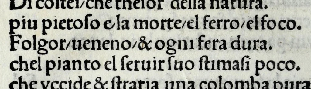 An illustration from Opera noua del preclarissimo messer Bernardo Accolti Aretino, scriptore apostolico & abreuiatore : zoe, soneti, capitoli, strãmoti, & vna comedia : con dui capitoli, vno in laude dela Madonna Laltro de la Fede, 1519, leaf 88