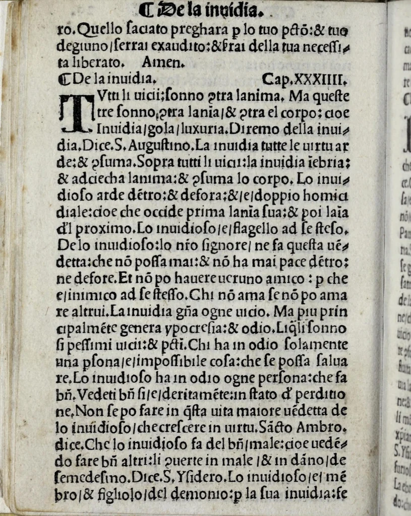 An illustration from Opera noua spirituale del beato Egydio romano : che insegna al peccator andare a vita eterna : con belli amaestramẽti de sancti padri ordinis heremitarum S. Augustini, 1520, leaf 64
