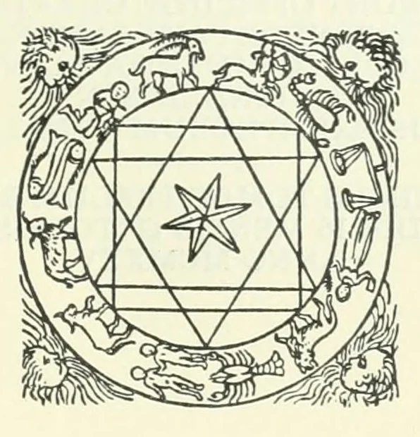 An illustration from Opera omnia, edidit I.L.E. Dreyer, 1913, leaf 539