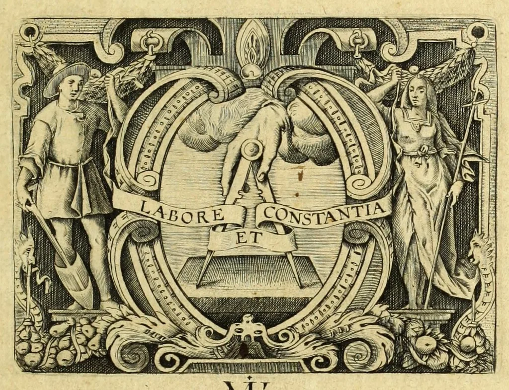 An illustration from Opera omnia, septem tomis distincta, postremum aucta & recognita, 1614, leaf 7