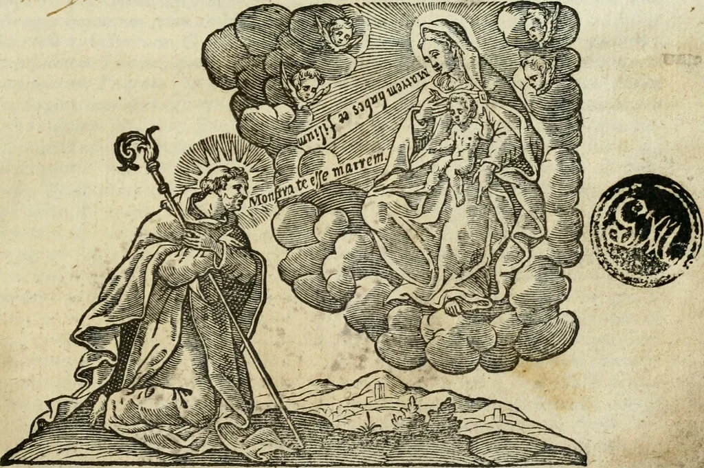 An illustration from Opera. Quibus adiecimus eiusdem authoris opuscula, non minus, quàm cetera omnia, & aurea, & diuinissima .., 1616, leaf 4