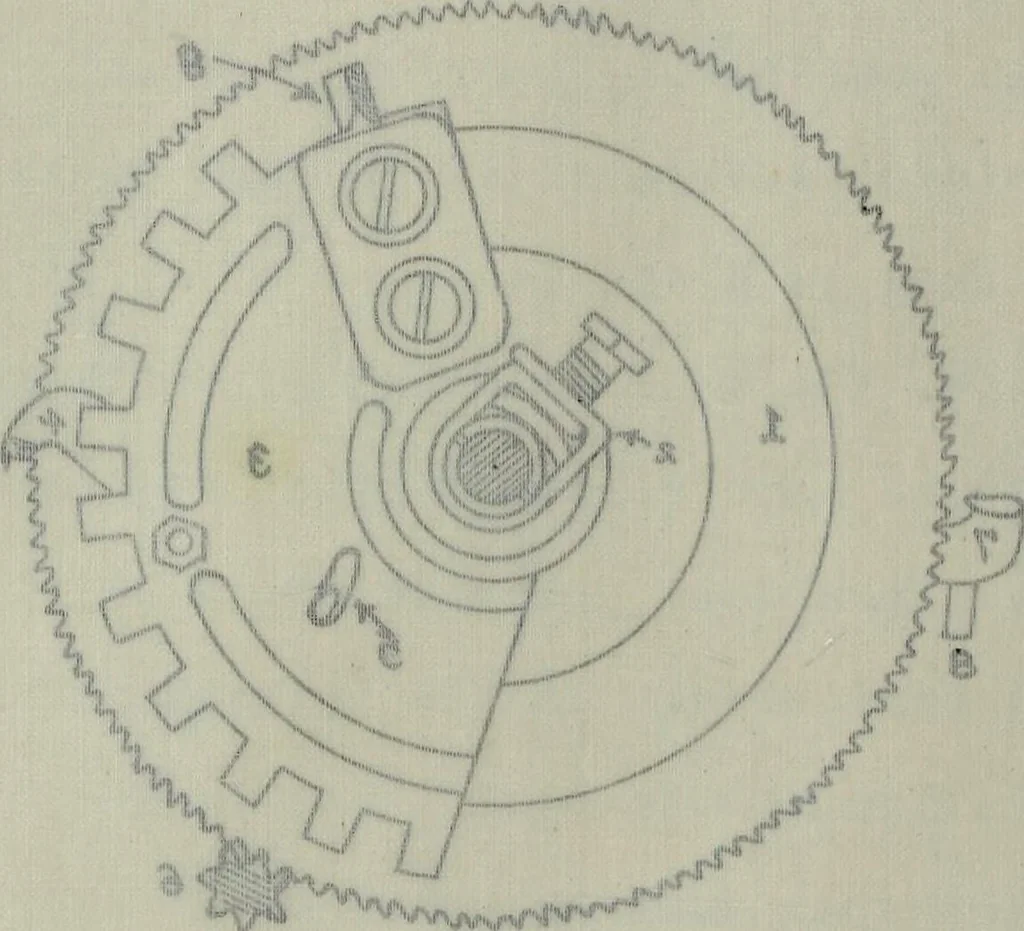 An illustration from Operation and adjustments of the automatic three wire telephone, 1915, leaf 43