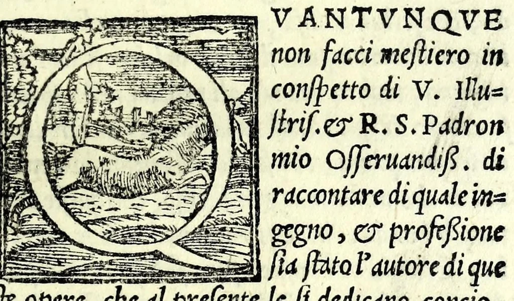 An illustration from Opere, 1548, leaf 7