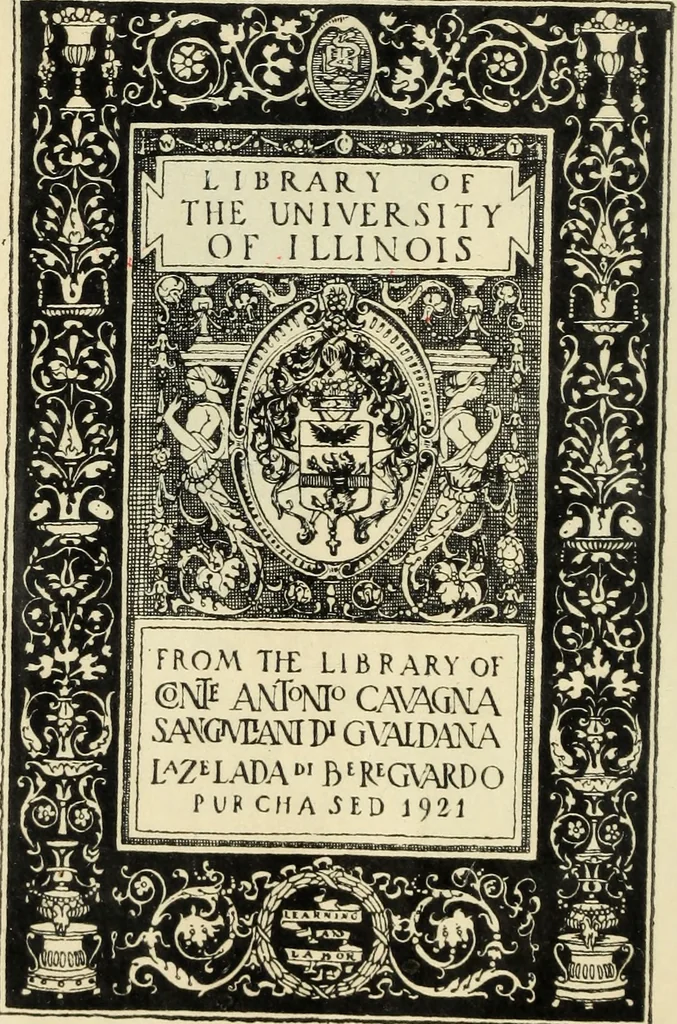 An illustration from Opere del canonico Giovanni Andrea Lazzarini, 1806, leaf 1