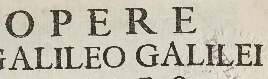 An illustration from Opere di Galileo Galilei ..., 1656, leaf 9