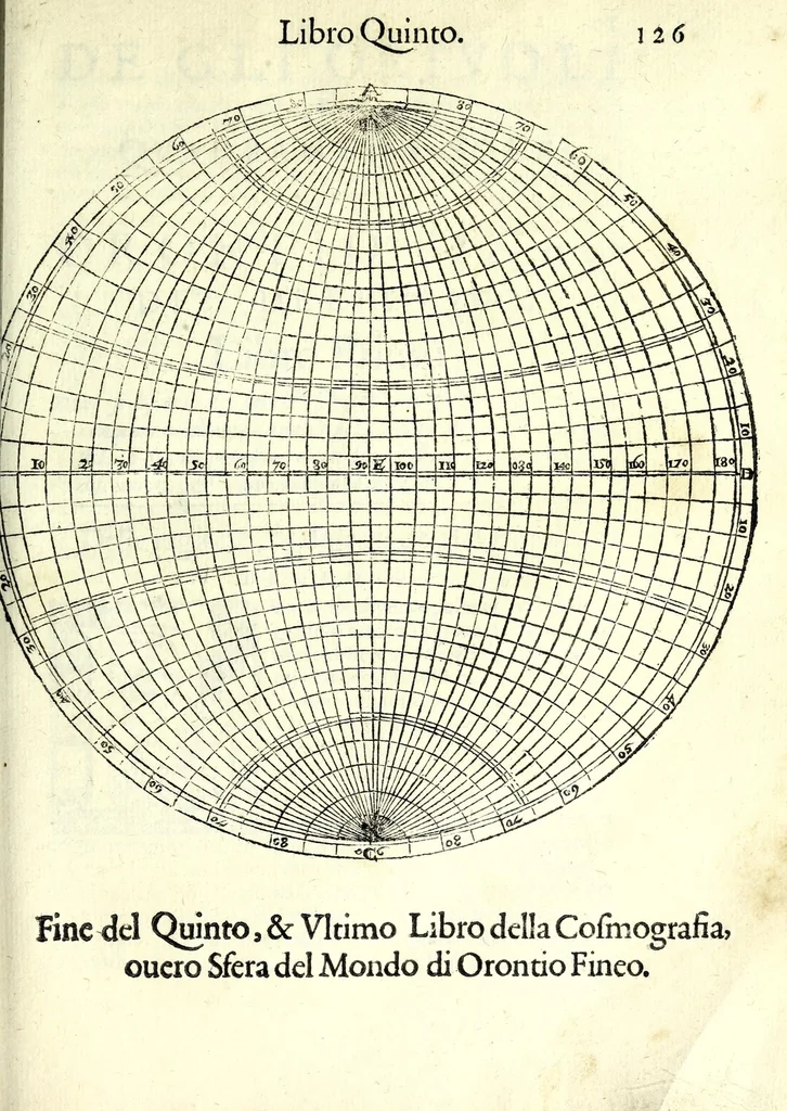 An illustration from Opere di Orontio Fineo del Delfinato : diuise in cinque parti - arimetica, geometria, cosmografia, & oriuoli, 1587, leaf 605