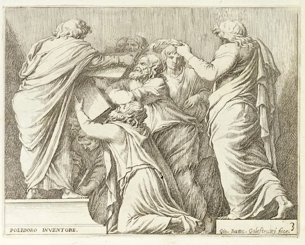 An illustration from Oper[e] di Polidoro, 1658, leaf 31