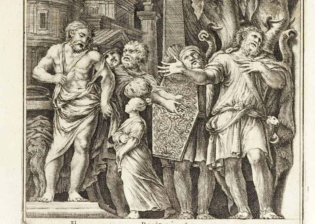 An illustration from Oper[e] di Polidoro, 1658, leaf 43