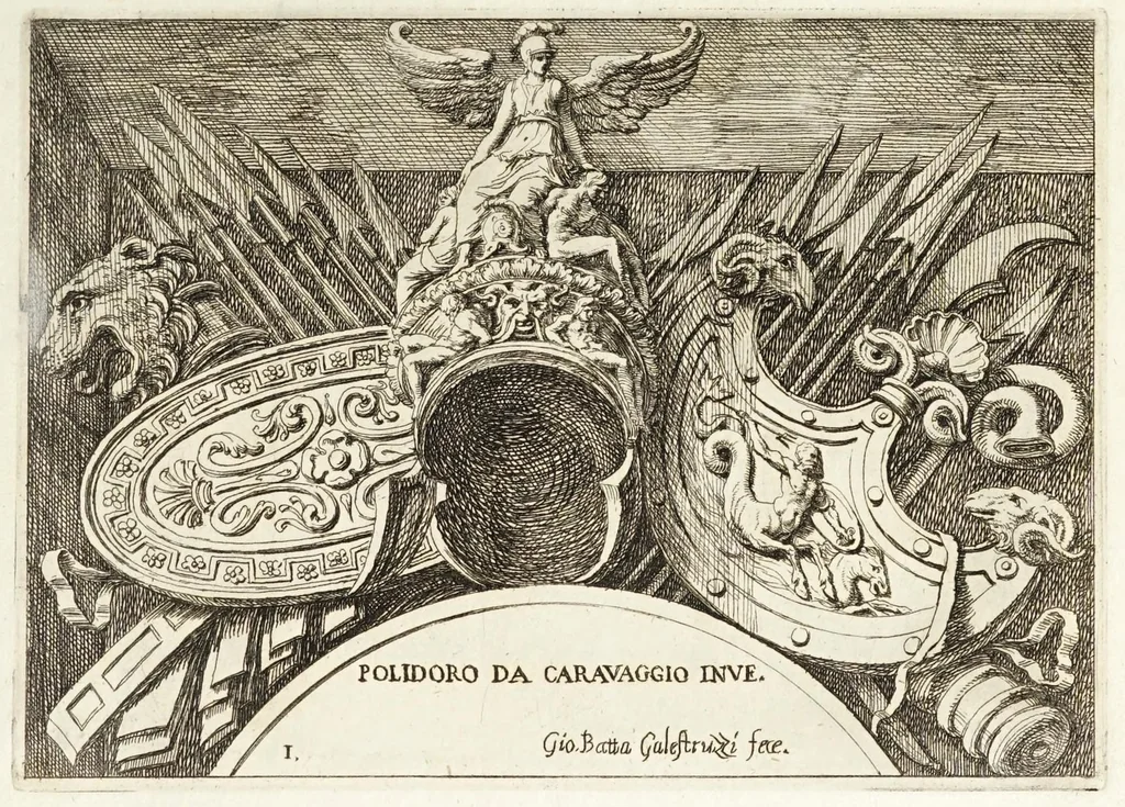 An illustration from Oper[e] di Polidoro, 1658, leaf 7
