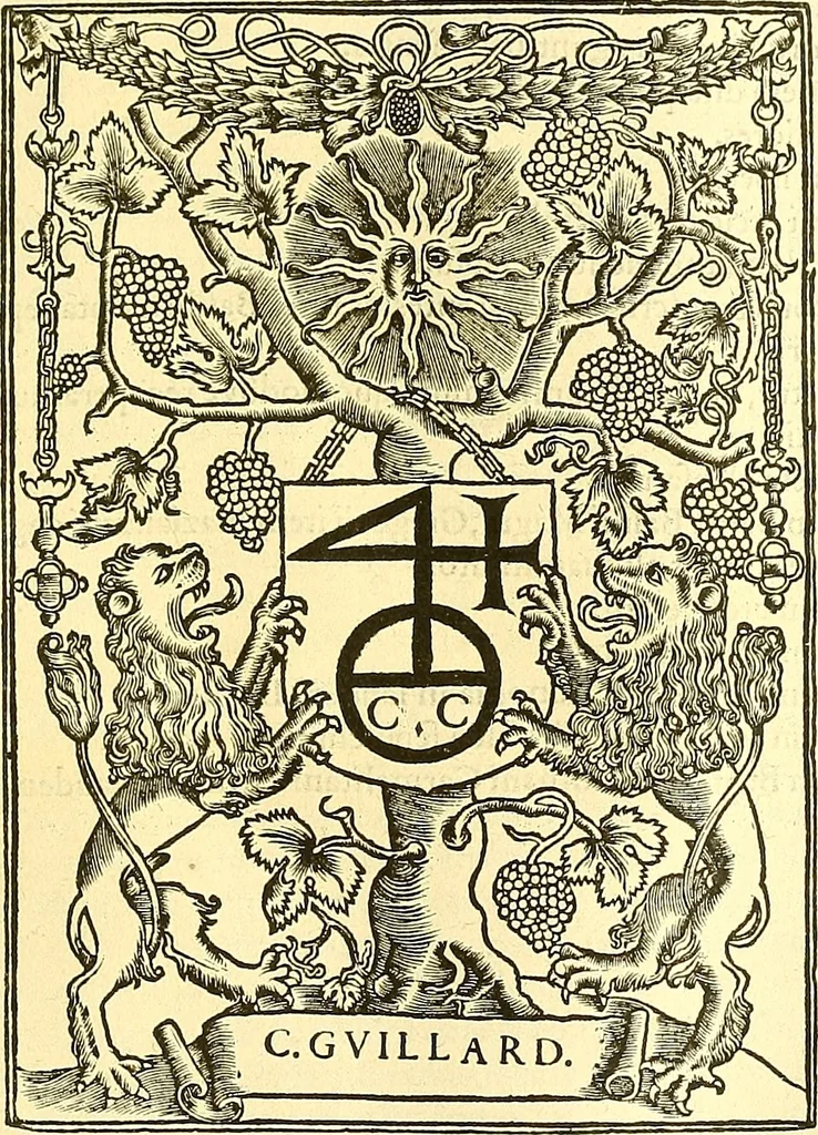 An illustration from Operum D. Basilij Magni Caesariae Cappadociae quondam archiepiscopi prior tomus : cuius par multò melior nunc demum solerti industria nec minùs accurata collatione ad fidem Graecorum aliquot archetypon partim restituta est synceriori quàm hactenus lectioni, 1547, leaf 500