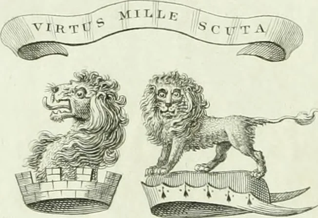 An illustration from Opervm moralivm et civilivm tomus. Qui continet Historiam regni Henrici Septimi, regis Angliae. Sermones fideles, sive Interiora rerum. Tractatum de sapientia veterum. Dialogum de bello sacro. Et Novam Atlantidem. Ab ipso honoratissimo auctore, praeterquam in paucis, latinitate donatus, 1638, leaf 1