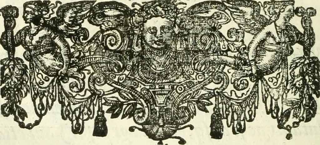 An illustration from Opervm moralivm et civilivm tomus. Qui continet Historiam regni Henrici Septimi, regis Angliae. Sermones fideles, sive Interiora rerum. Tractatum de sapientia veterum. Dialogum de bello sacro. Et Novam Atlantidem. Ab ipso honoratissimo auctore, praeterquam in paucis, latinitate donatus, 1638, leaf 1053