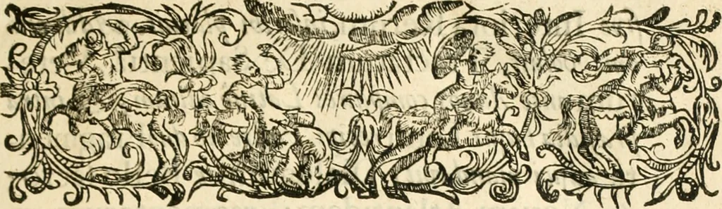 An illustration from Opervm moralivm et civilivm tomus. Qui continet Historiam regni Henrici Septimi, regis Angliae. Sermones fideles, sive Interiora rerum. Tractatum de sapientia veterum. Dialogum de bello sacro. Et Novam Atlantidem. Ab ipso honoratissimo auctore, praeterquam in paucis, latinitate donatus, 1638, leaf 12