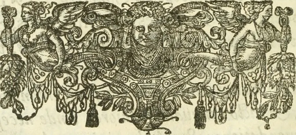 An illustration from Opervm moralivm et civilivm tomus. Qui continet Historiam regni Henrici Septimi, regis Angliae. Sermones fideles, sive Interiora rerum. Tractatum de sapientia veterum. Dialogum de bello sacro. Et Novam Atlantidem. Ab ipso honoratissimo auctore, praeterquam in paucis, latinitate donatus, 1638, leaf 1255