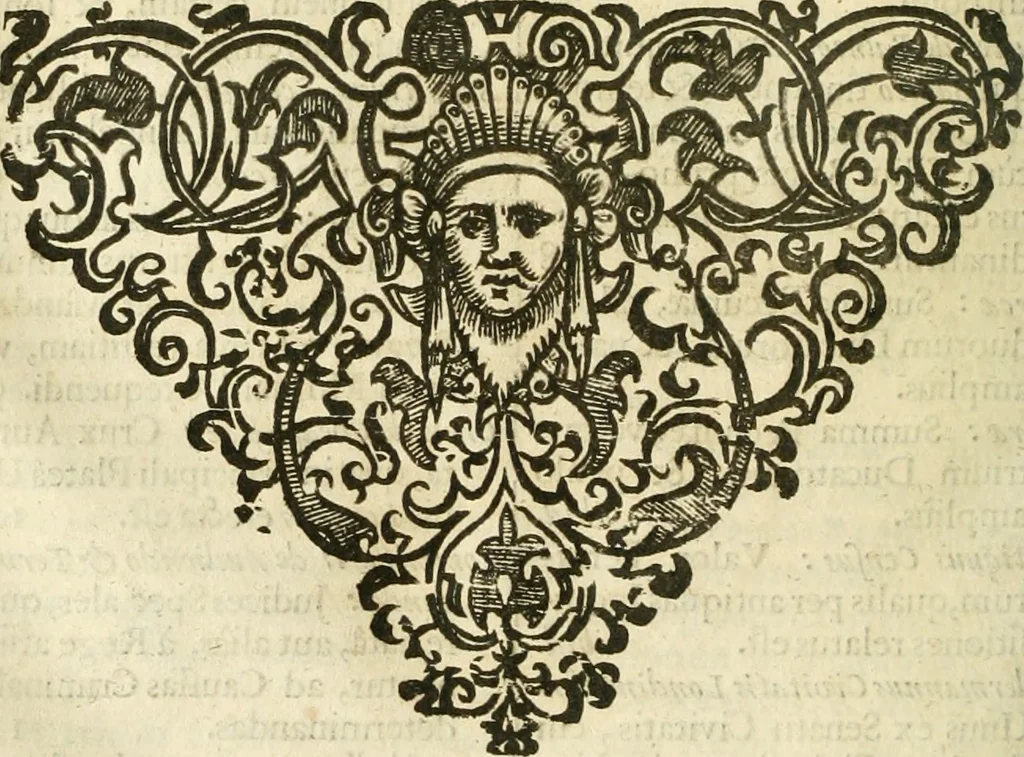 An illustration from Opervm moralivm et civilivm tomus. Qui continet Historiam regni Henrici Septimi, regis Angliae. Sermones fideles, sive Interiora rerum. Tractatum de sapientia veterum. Dialogum de bello sacro. Et Novam Atlantidem. Ab ipso honoratissimo auctore, praeterquam in paucis, latinitate donatus, 1638, leaf 167