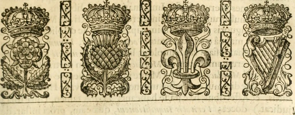An illustration from Opervm moralivm et civilivm tomus. Qui continet Historiam regni Henrici Septimi, regis Angliae. Sermones fideles, sive Interiora rerum. Tractatum de sapientia veterum. Dialogum de bello sacro. Et Novam Atlantidem. Ab ipso honoratissimo auctore, praeterquam in paucis, latinitate donatus, 1638, leaf 172