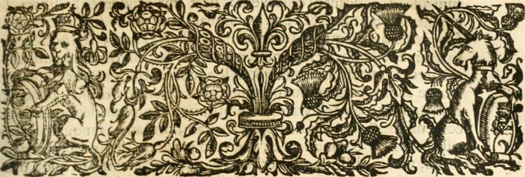 An illustration from Opervm moralivm et civilivm tomus. Qui continet Historiam regni Henrici Septimi, regis Angliae. Sermones fideles, sive Interiora rerum. Tractatum de sapientia veterum. Dialogum de bello sacro. Et Novam Atlantidem. Ab ipso honoratissimo auctore, praeterquam in paucis, latinitate donatus, 1638, leaf 296