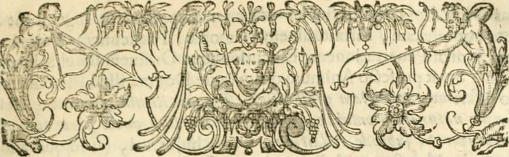 An illustration from Opervm moralivm et civilivm tomus. Qui continet Historiam regni Henrici Septimi, regis Angliae. Sermones fideles, sive Interiora rerum. Tractatum de sapientia veterum. Dialogum de bello sacro. Et Novam Atlantidem. Ab ipso honoratissimo auctore, praeterquam in paucis, latinitate donatus, 1638, leaf 420