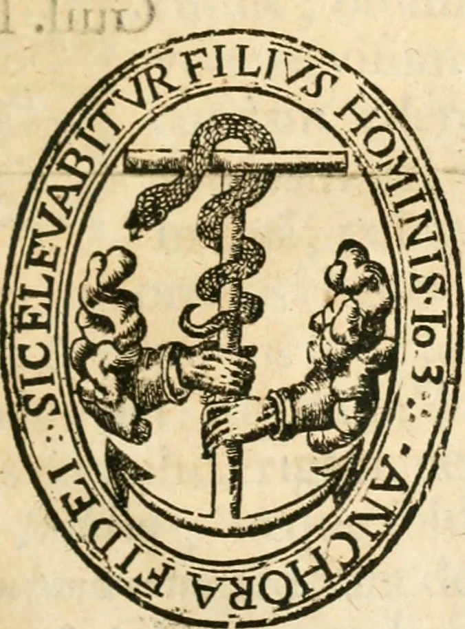 An illustration from Opervm moralivm et civilivm tomus. Qui continet Historiam regni Henrici Septimi, regis Angliae. Sermones fideles, sive Interiora rerum. Tractatum de sapientia veterum. Dialogum de bello sacro. Et Novam Atlantidem. Ab ipso honoratissimo auctore, praeterquam in paucis, latinitate donatus, 1638, leaf 788
