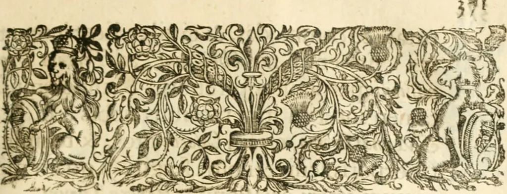 An illustration from Opervm moralivm et civilivm tomus. Qui continet Historiam regni Henrici Septimi, regis Angliae. Sermones fideles, sive Interiora rerum. Tractatum de sapientia veterum. Dialogum de bello sacro. Et Novam Atlantidem. Ab ipso honoratissimo auctore, praeterquam in paucis, latinitate donatus, 1638, leaf 790