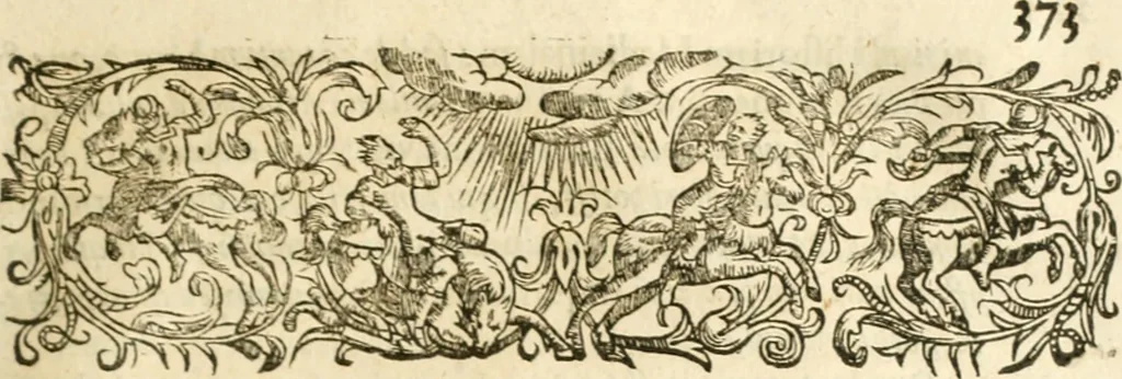 An illustration from Opervm moralivm et civilivm tomus. Qui continet Historiam regni Henrici Septimi, regis Angliae. Sermones fideles, sive Interiora rerum. Tractatum de sapientia veterum. Dialogum de bello sacro. Et Novam Atlantidem. Ab ipso honoratissimo auctore, praeterquam in paucis, latinitate donatus, 1638, leaf 792