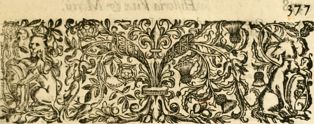 An illustration from Opervm moralivm et civilivm tomus. Qui continet Historiam regni Henrici Septimi, regis Angliae. Sermones fideles, sive Interiora rerum. Tractatum de sapientia veterum. Dialogum de bello sacro. Et Novam Atlantidem. Ab ipso honoratissimo auctore, praeterquam in paucis, latinitate donatus, 1638, leaf 796