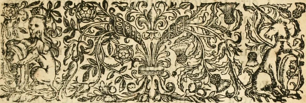 An illustration from Opervm moralivm et civilivm tomus. Qui continet Historiam regni Henrici Septimi, regis Angliae. Sermones fideles, sive Interiora rerum. Tractatum de sapientia veterum. Dialogum de bello sacro. Et Novam Atlantidem. Ab ipso honoratissimo auctore, praeterquam in paucis, latinitate donatus, 1638, leaf 8