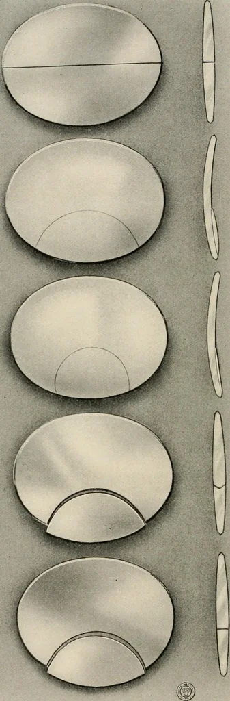 An illustration from Ophthalmic lenses and accessories; lenses, frames, magnifiers and readers .., 1916, leaf 125