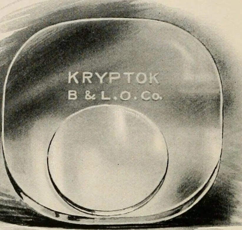 An illustration from Ophthalmic lenses and accessories; lenses, frames, magnifiers and readers .., 1916, leaf 129