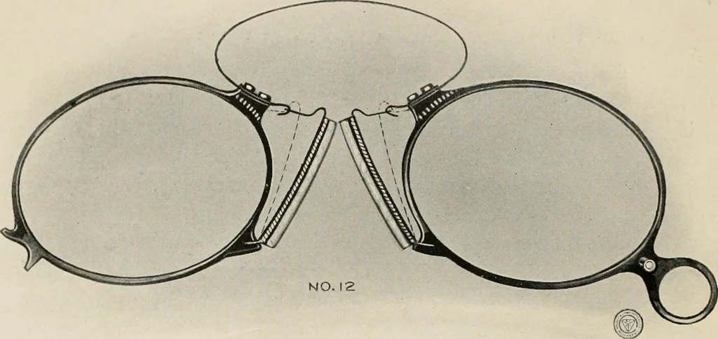 An illustration from Ophthalmic lenses and accessories; lenses, frames, magnifiers and readers .., 1916, leaf 145
