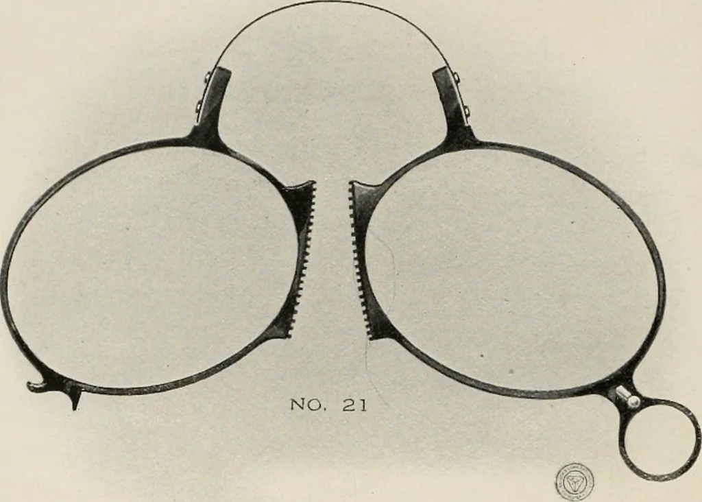 An illustration from Ophthalmic lenses and accessories; lenses, frames, magnifiers and readers .., 1916, leaf 147