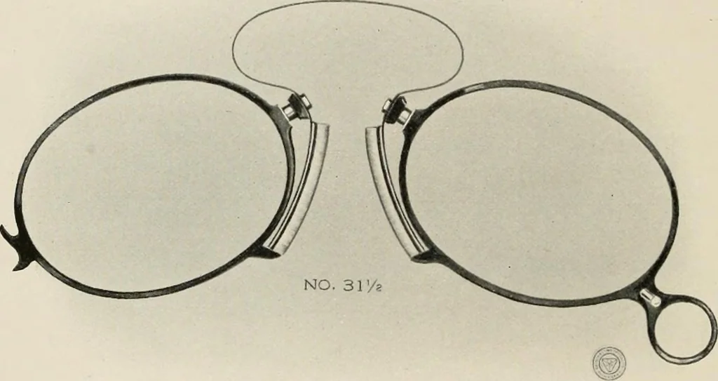 An illustration from Ophthalmic lenses and accessories; lenses, frames, magnifiers and readers .., 1916, leaf 147