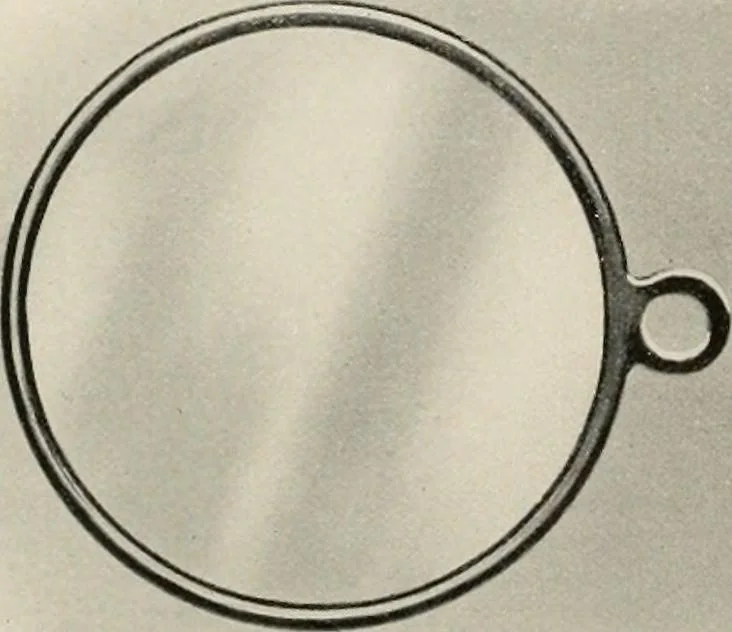 An illustration from Ophthalmic lenses and accessories; lenses, frames, magnifiers and readers .., 1916, leaf 147