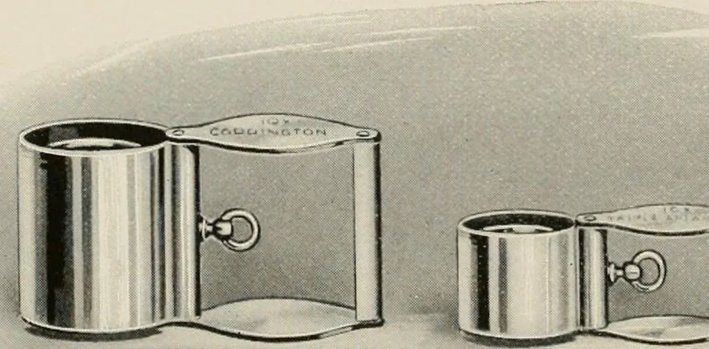 An illustration from Ophthalmic lenses and accessories; lenses, frames, magnifiers and readers .., 1916, leaf 151