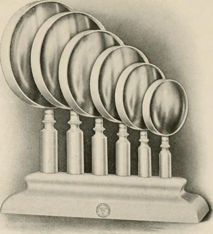 An illustration from Ophthalmic lenses and accessories; lenses, frames, magnifiers and readers .., 1916, leaf 158