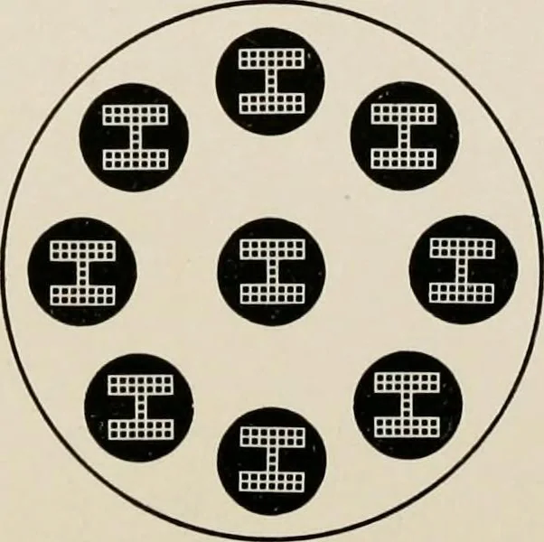 An illustration from Ophthalmic lenses and accessories; lenses, frames, magnifiers and readers .., 1916, leaf 67