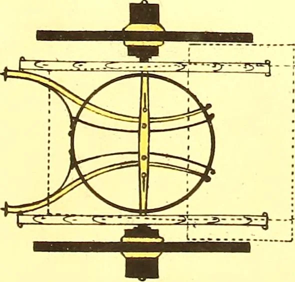 An illustration from Opisanie ekinazhei na lezhachich ressorach, 1851, leaf 24