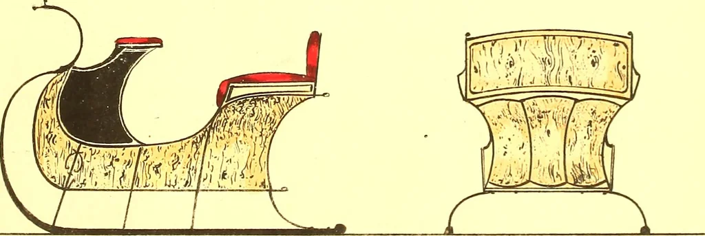An illustration from Opisanie ekinazhei na lezhachich ressorach, 1851, leaf 28