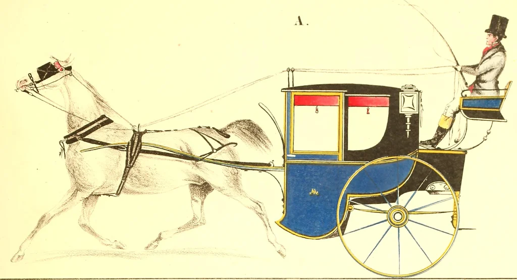 An illustration from Opisanie ekinazhei na lezhachich ressorach, 1851, leaf 38