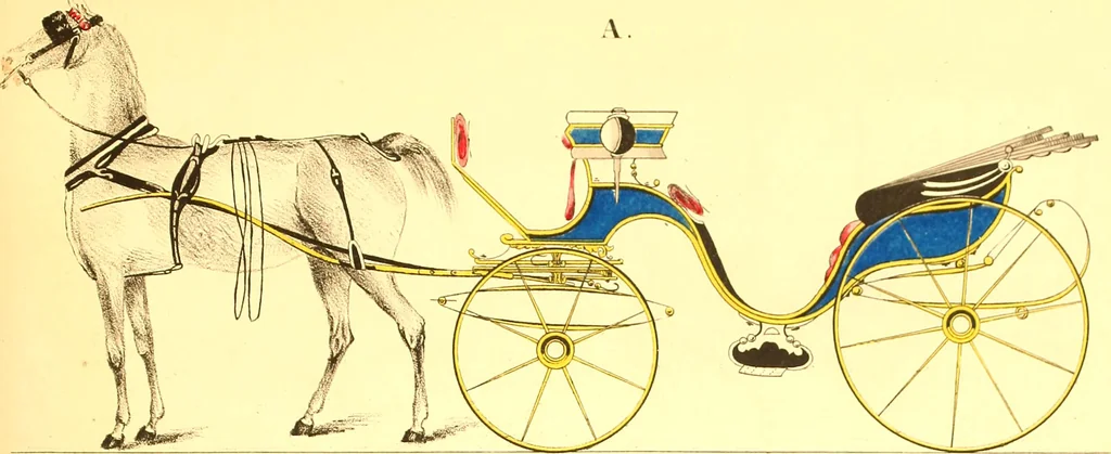 An illustration from Opisanie ekinazhei na lezhachich ressorach, 1851, leaf 54