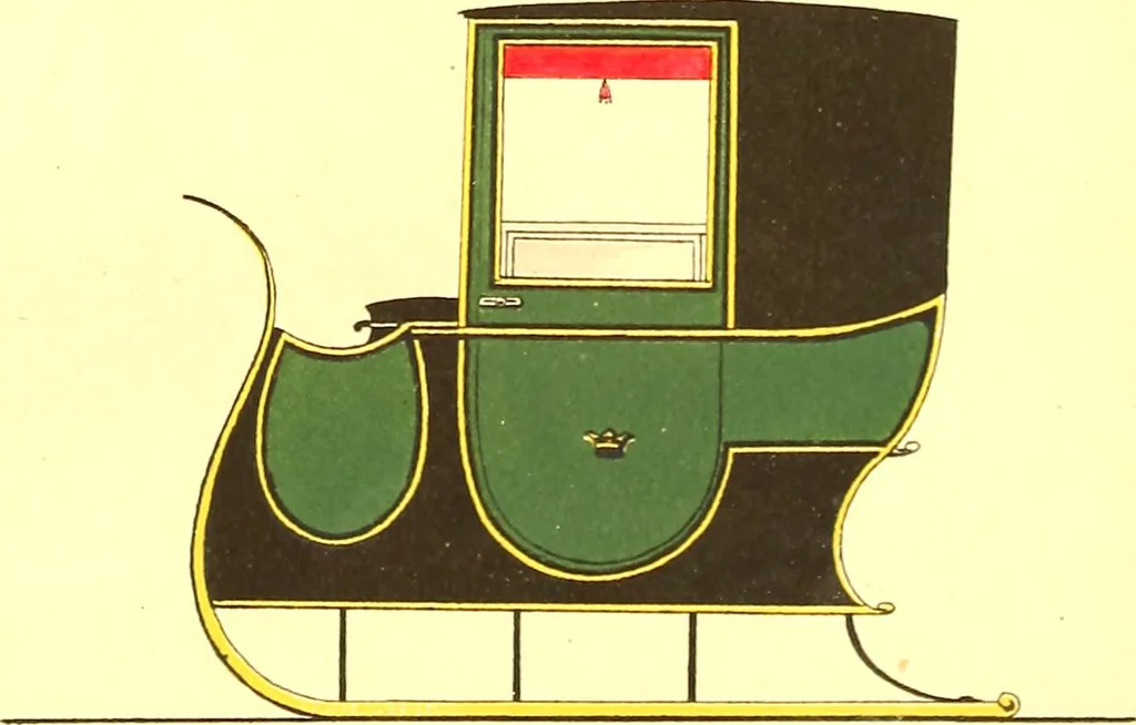 An illustration from Opisanie ekinazhei na lezhachich ressorach, 1851, leaf 54