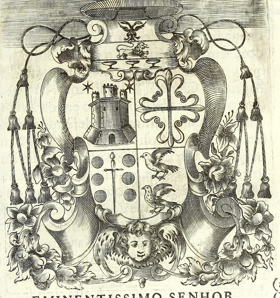 An illustration from O principe dos patriarcas S. Bento : ... de sua vida, discursada em emprezas politicas e predicaueis, 1683, leaf 431