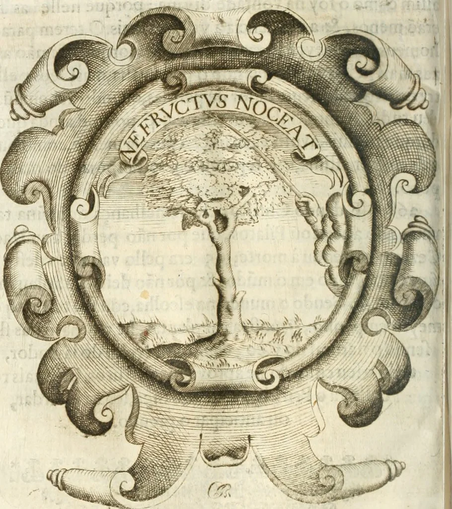 An illustration from O principe dos patriarcas S. Bento : primeiro[-segundo] tomo de sua vida, 1683, leaf 147